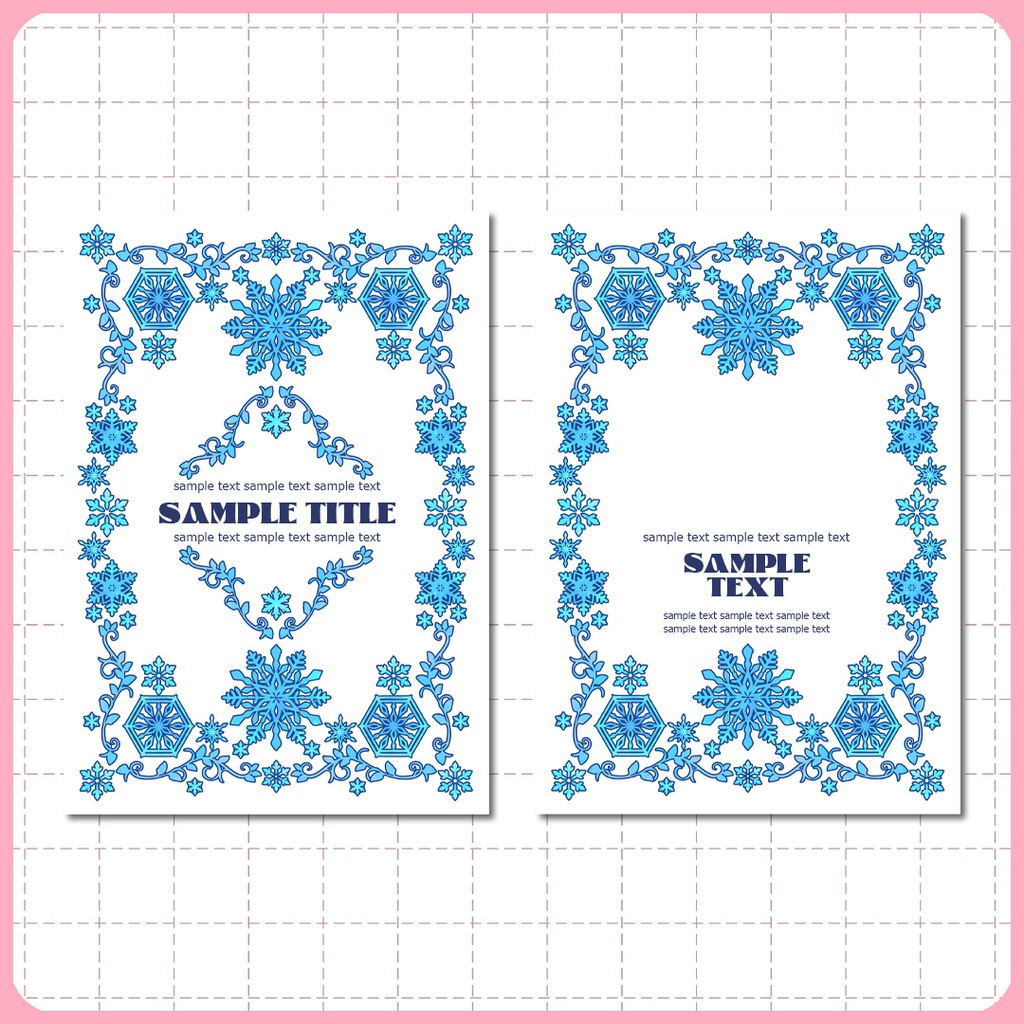 同人誌表紙用素材 雪 007