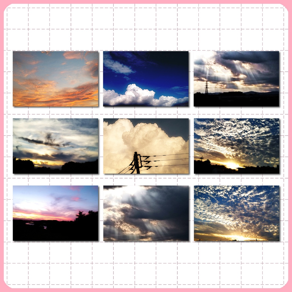 同人誌表紙用素材 空と雲 02