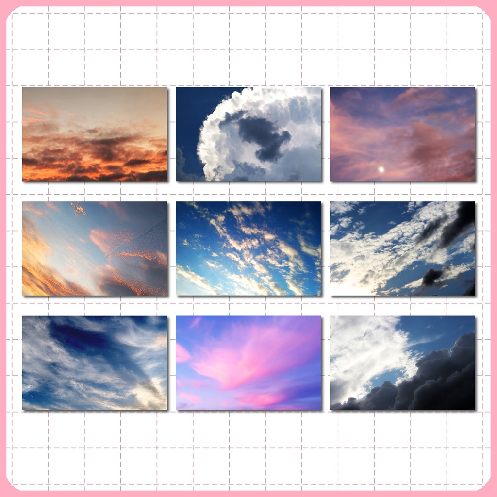同人誌表紙用素材 空と雲 02