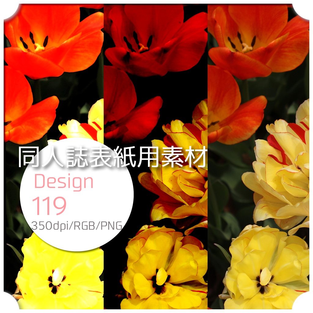 同人誌表紙用素材 １デザイン 119