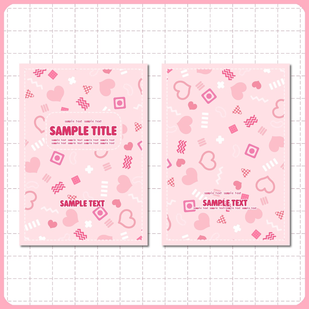 同人誌表紙用素材 メンフィスパターン 03