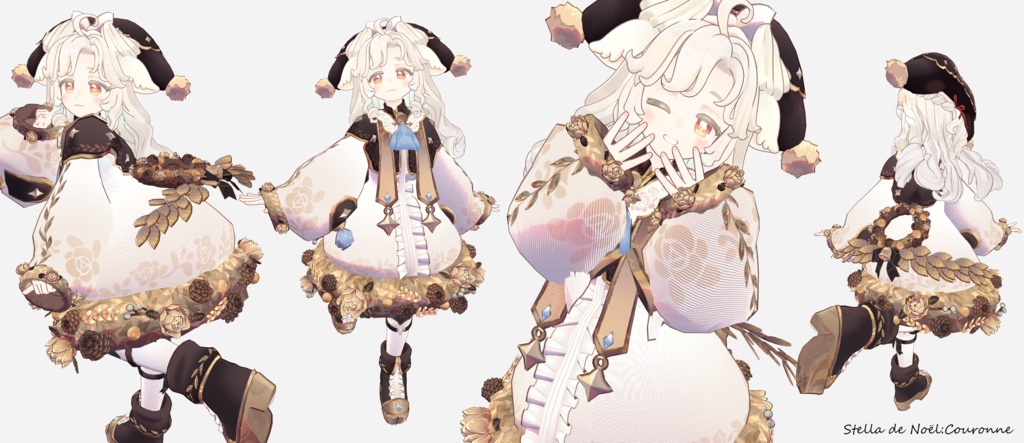 【sale中!!~12/24】Stella de Noël:Couronne【サバラム・キプフェル・リルレオ】