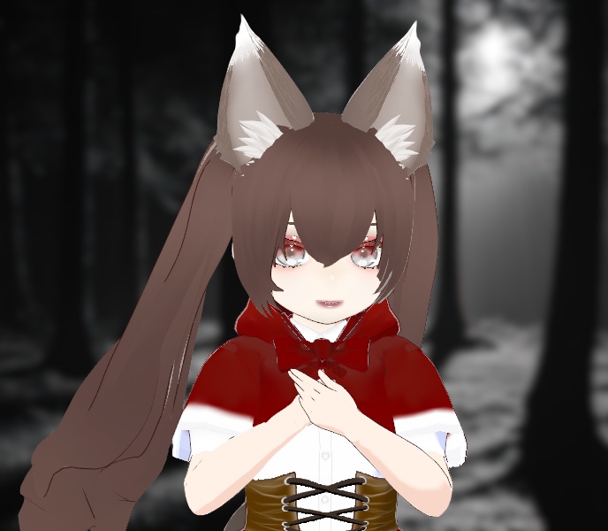 【VRoid】赤ずきんちゃん(Dark ver.)