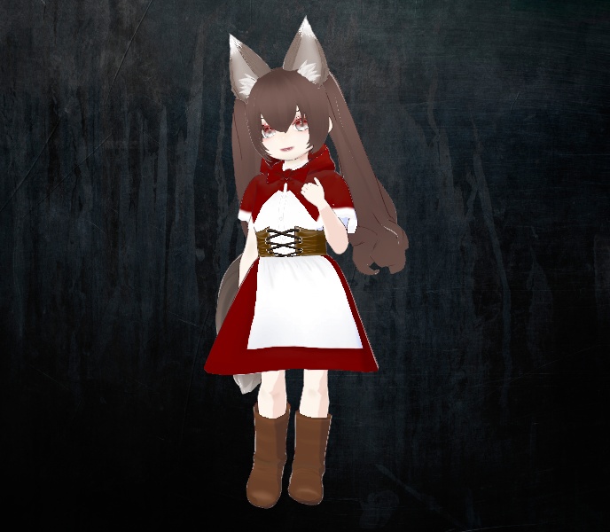 【VRoid】赤ずきんちゃん(Dark ver.)