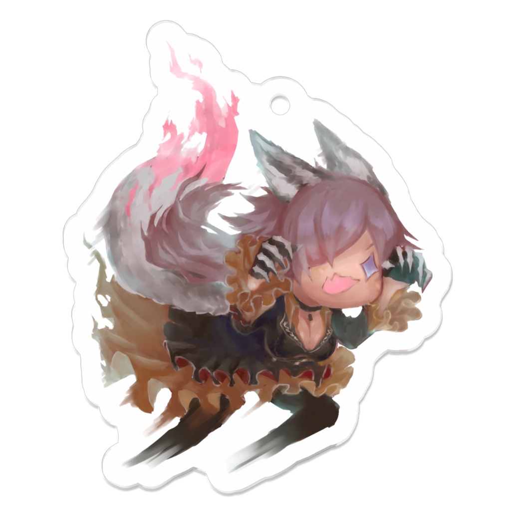 シンデレラ/ハロウィン（がお）（アクキー）