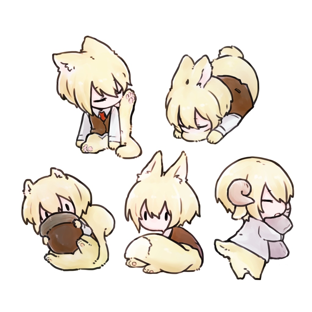 🐈🐇🐿🦊🐏もふセット
