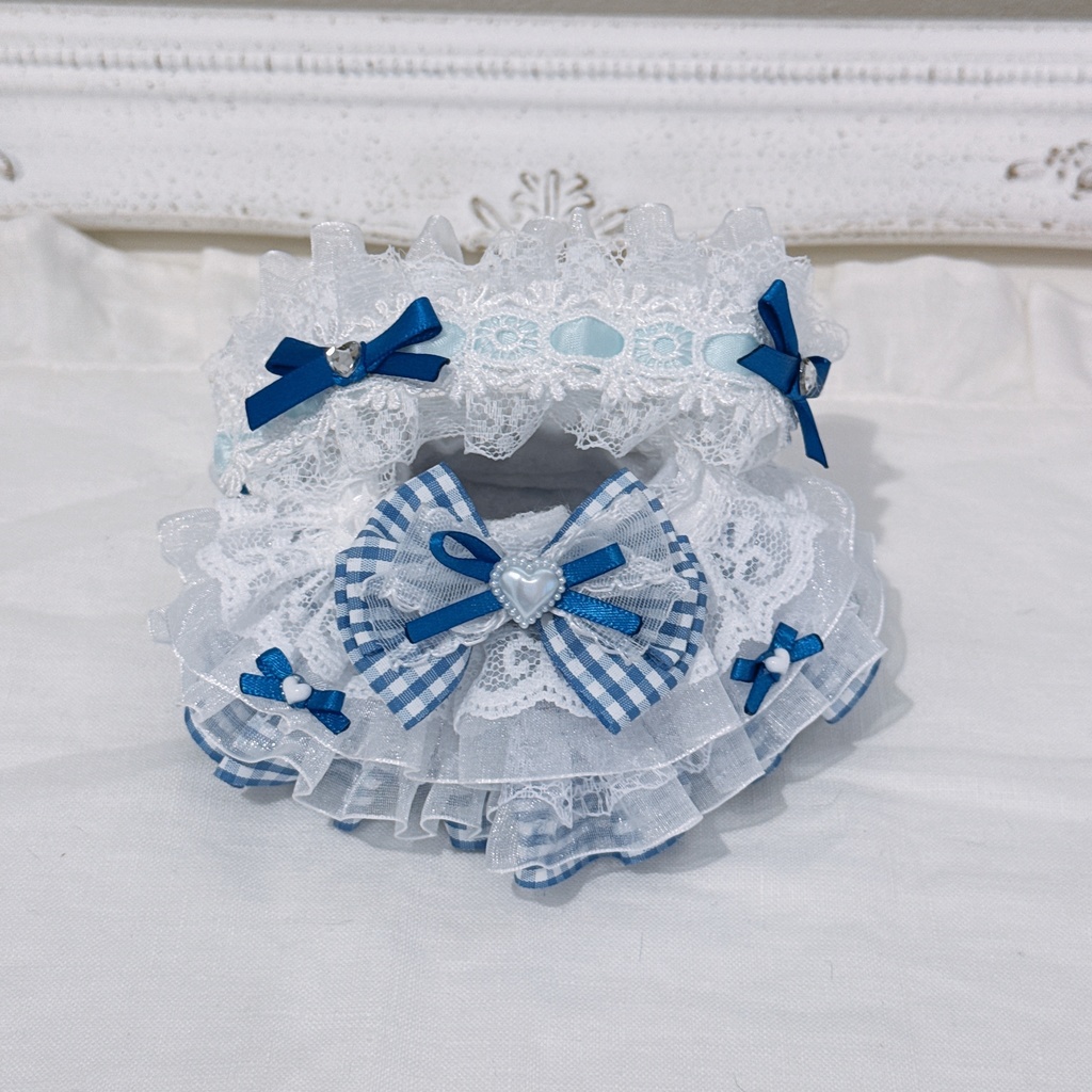 【220~221】青系チェックスカート