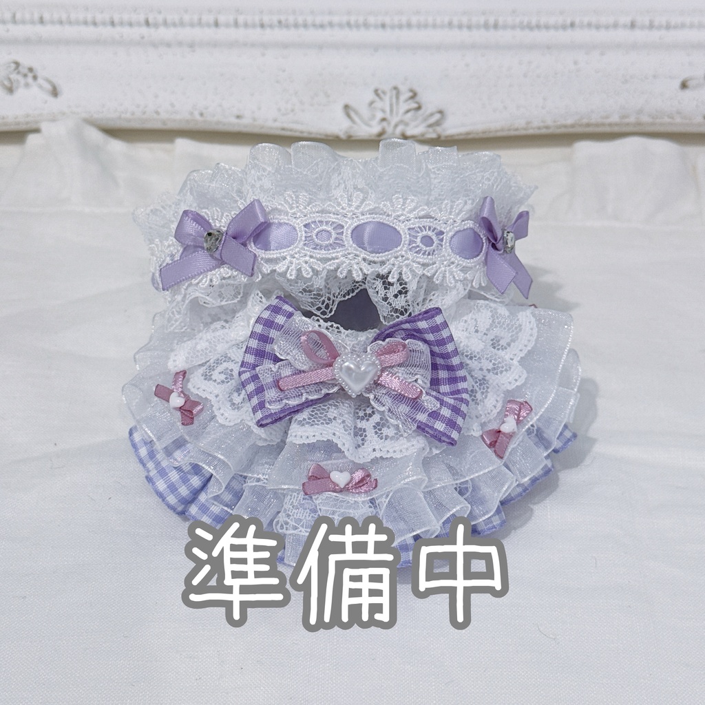 【250】紫系チェックスカート