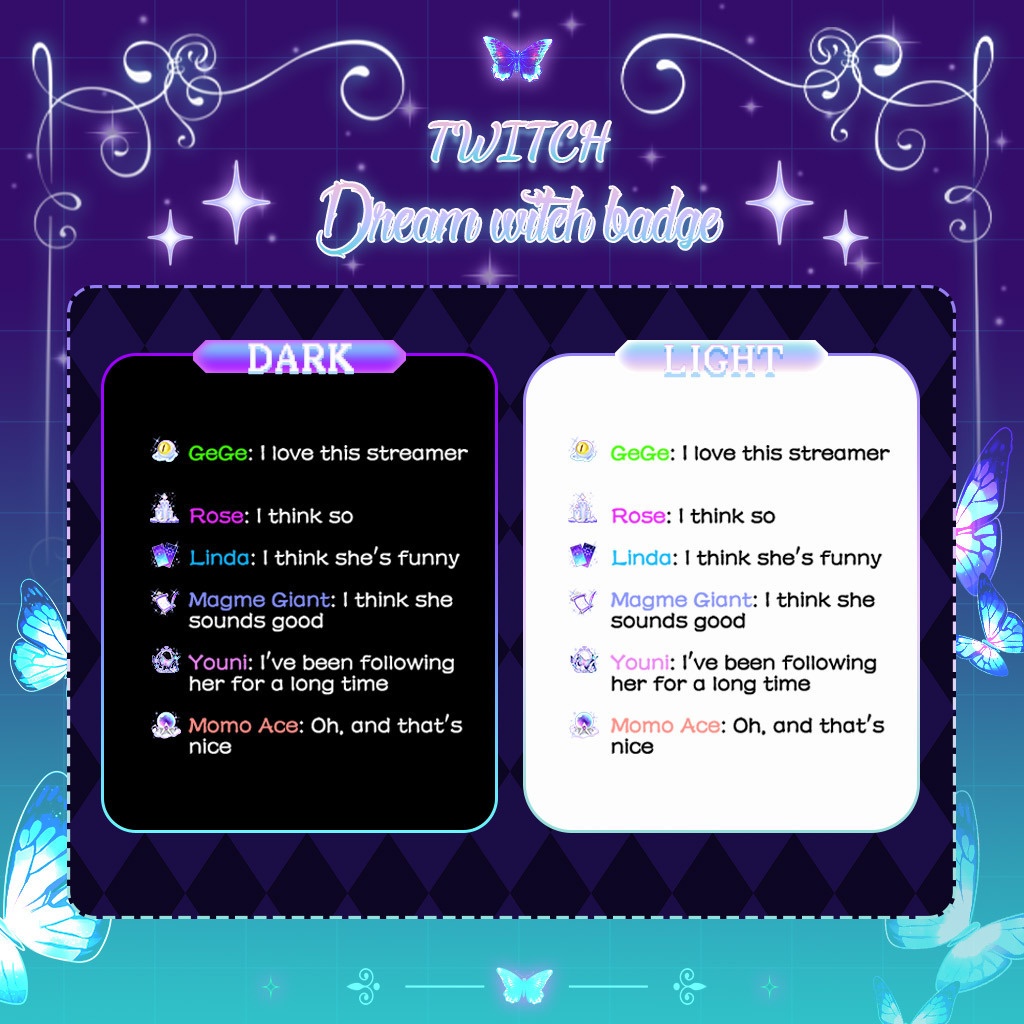 【Twitch Badges】Dream Livestream Badges
