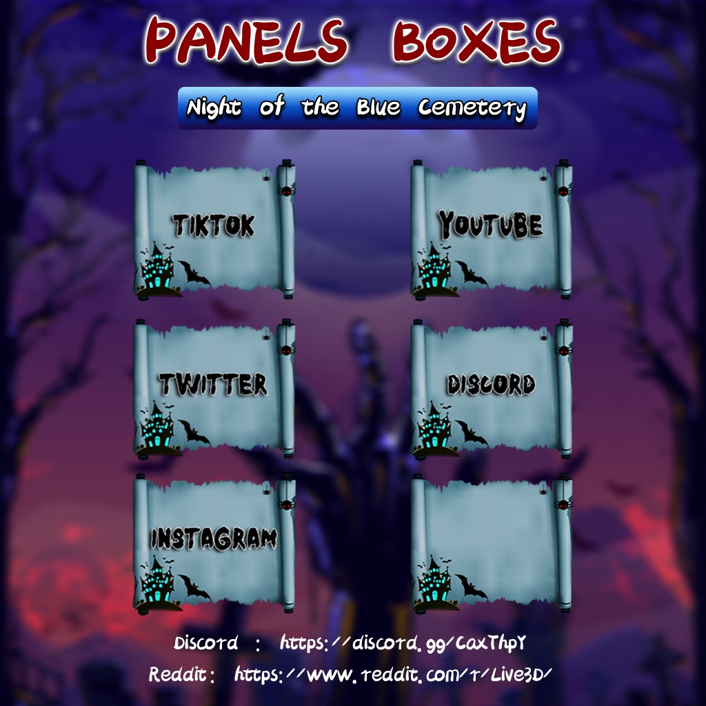 【Twitch Panels】Mysterious Sheepskin Twitch Panels | Panels, Twitch Panels, Youtube Panels, Tiktok Panels