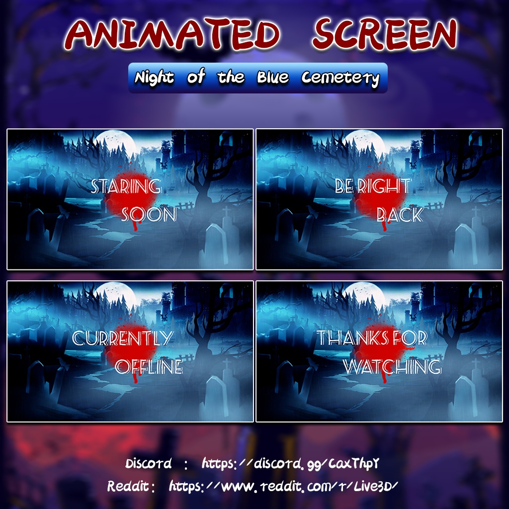 【Stream Screen】Halloween Stream Screens