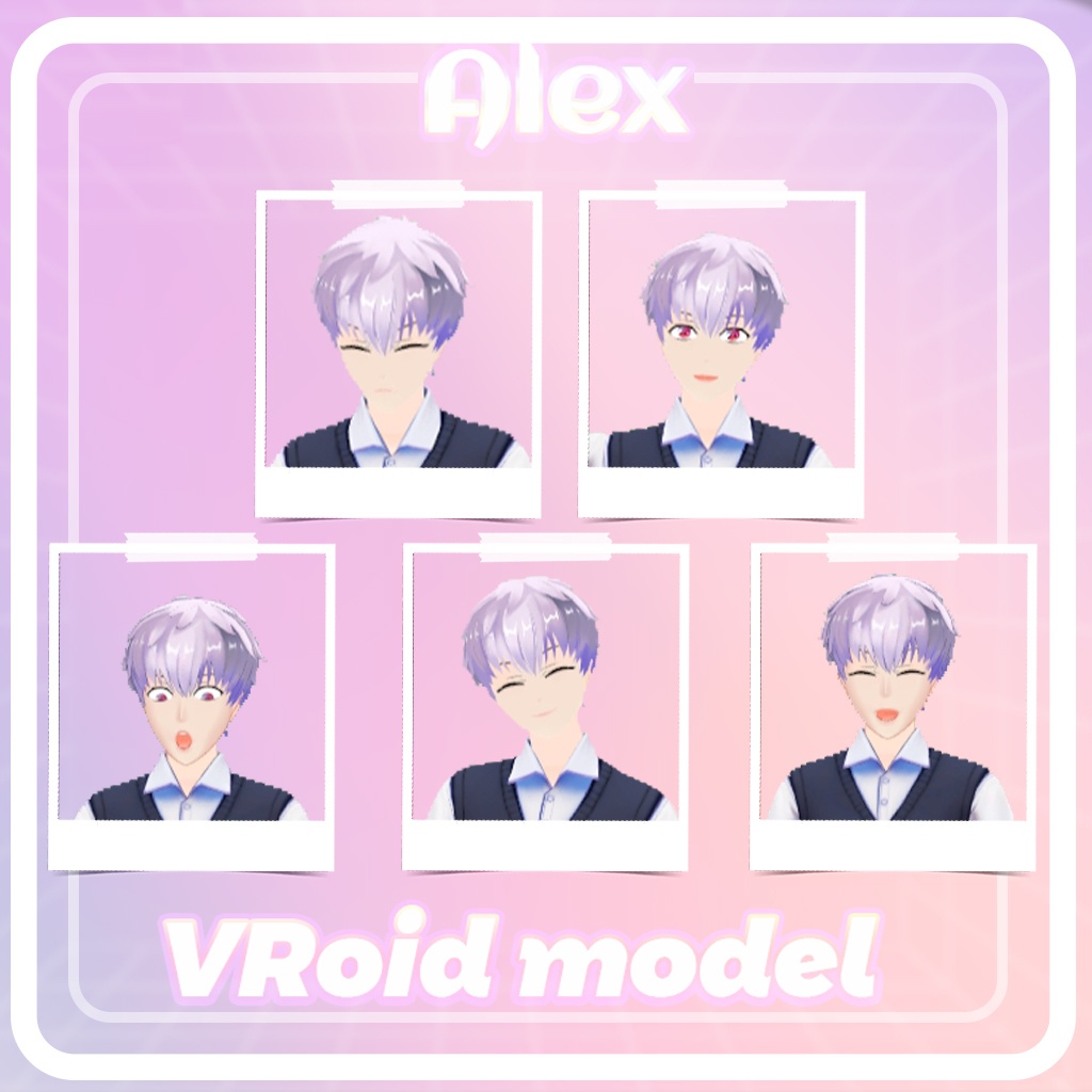 【VRoid/VRM Model】Alex/ アレックス