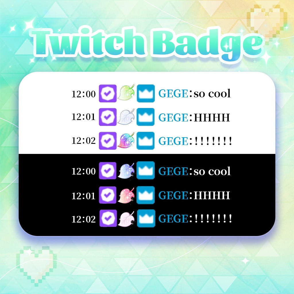 【Twitch Badges】Leafage Livestream Badges