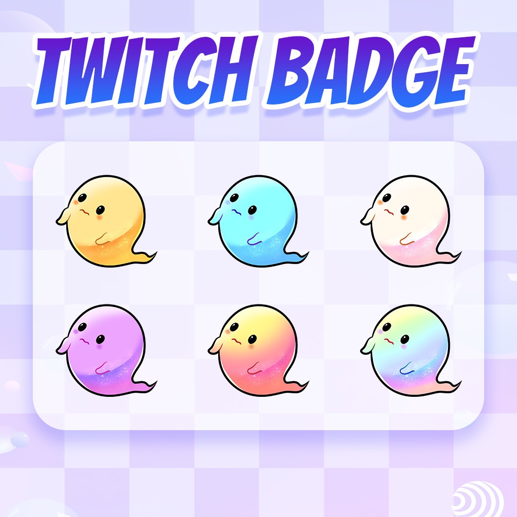 【Twitch Badges】Ghost Livestream Badges