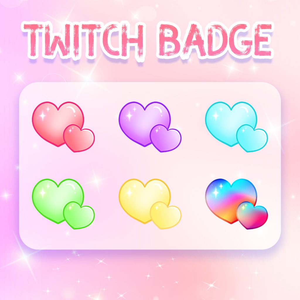 【Twitch Badges】Love Livestream Badges