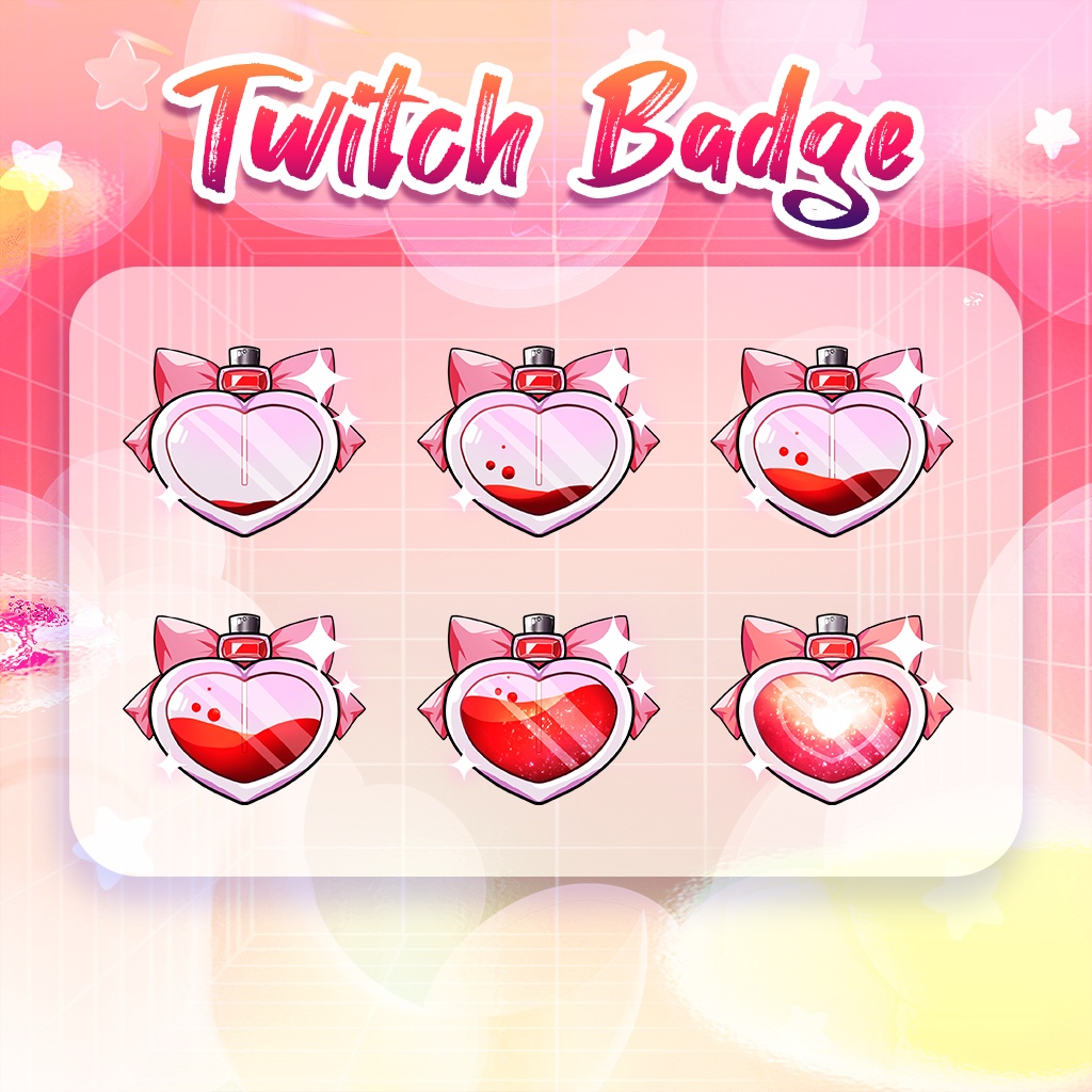 【Twitch Badges】Magic Blood Badges