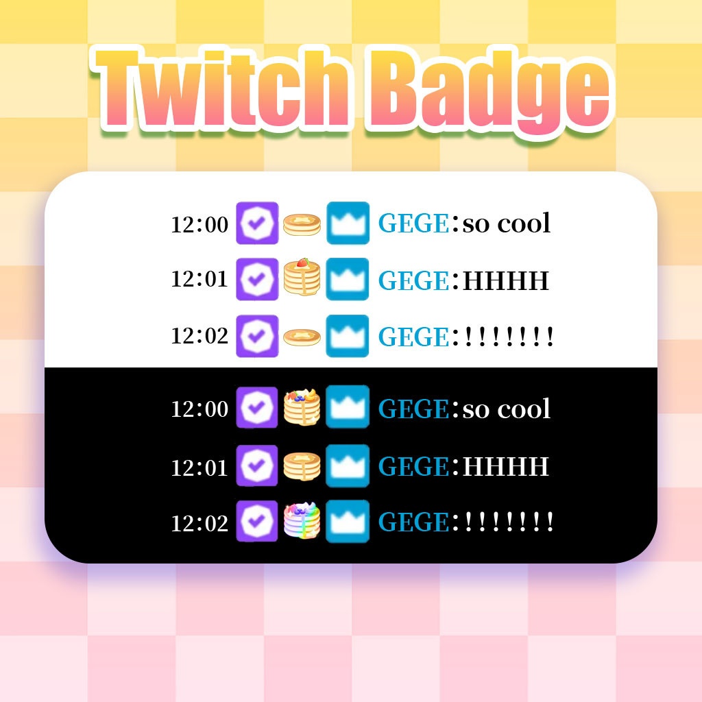 【Twitch Badges】Golden Cookies Badges