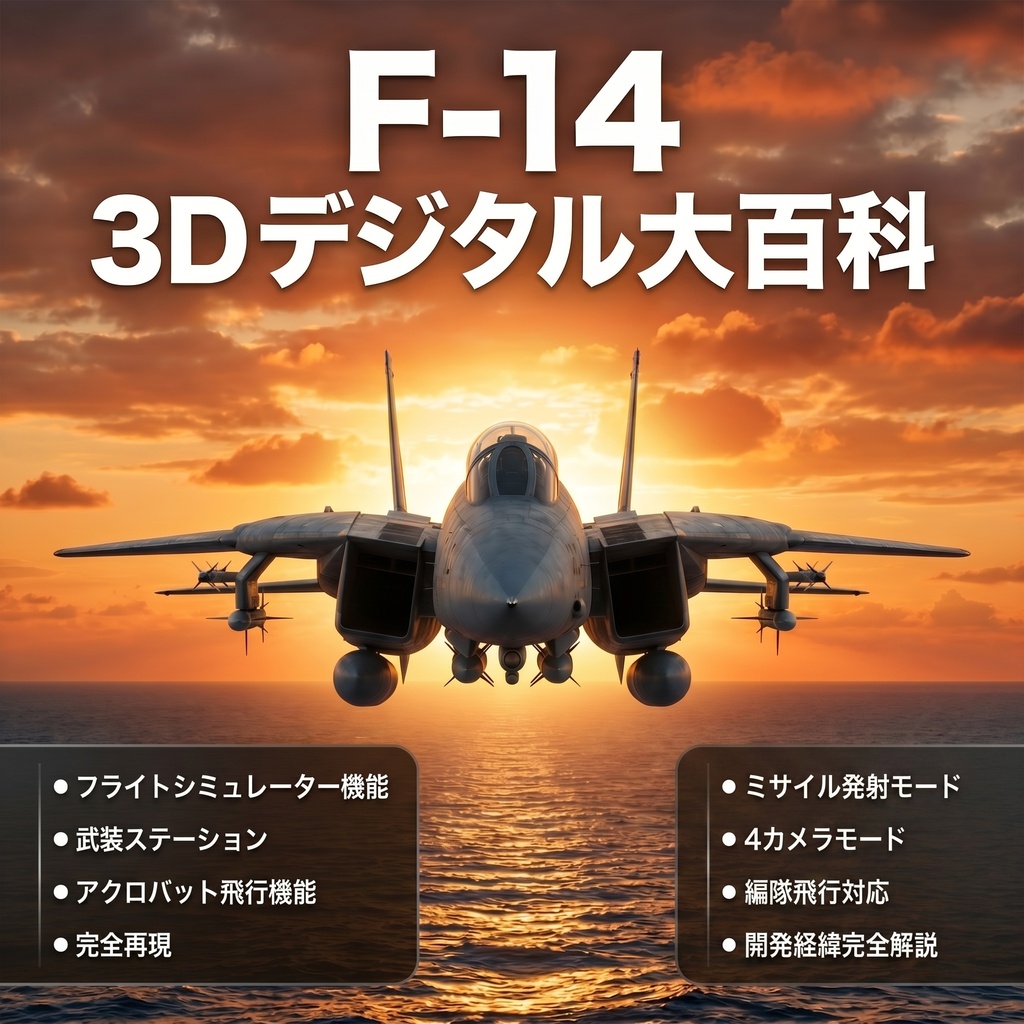 F-14 トムキャット 3D 図鑑