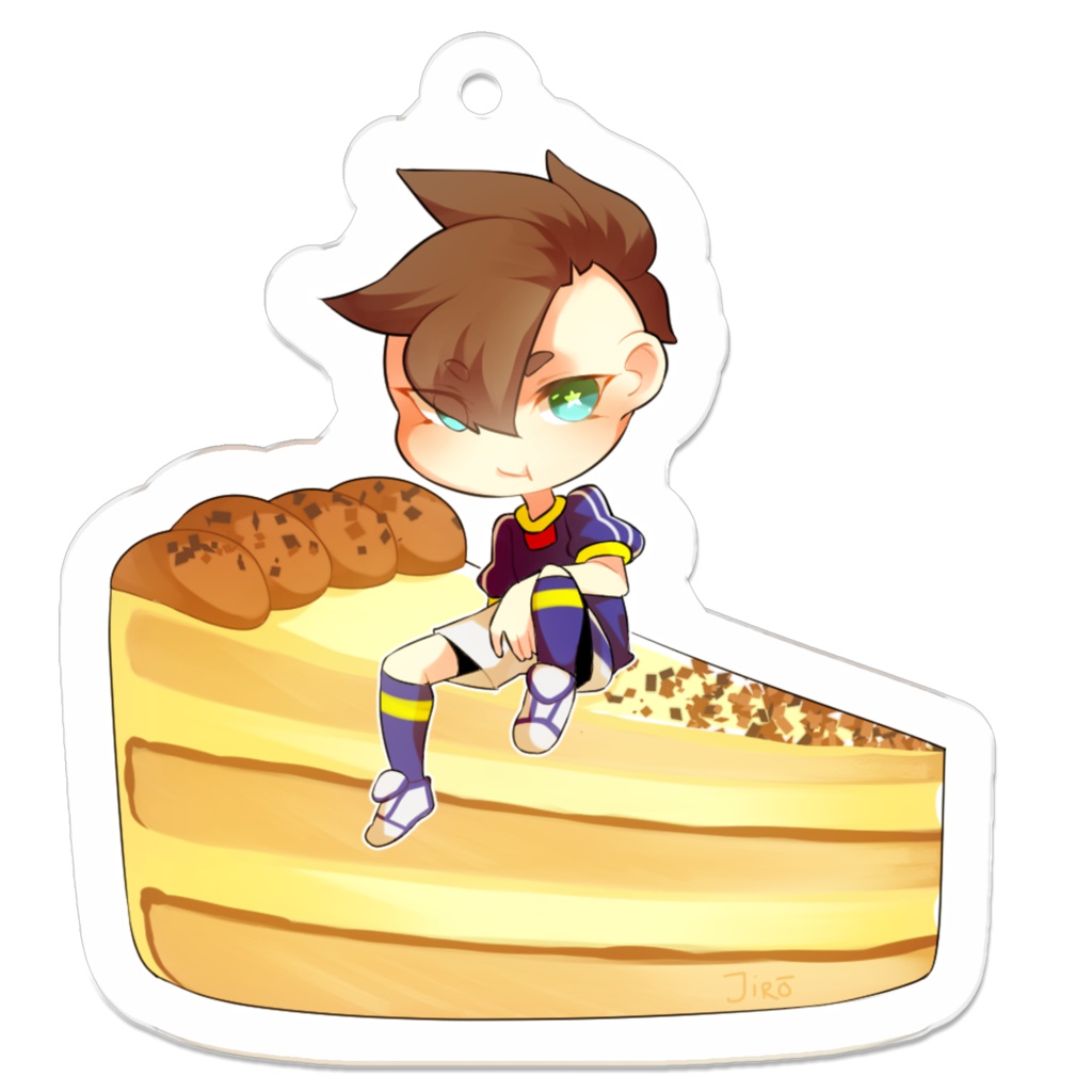 Banana Split Cake - Acrylic Charm