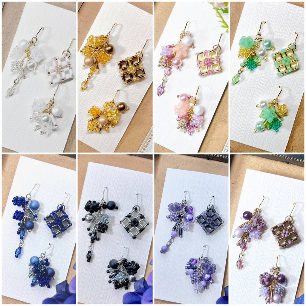 【OPEN】ピアス・イヤリングアソート3点セット