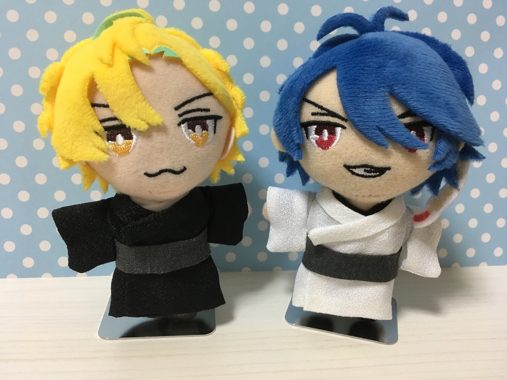 夏の着物 着流しスタイル 2種