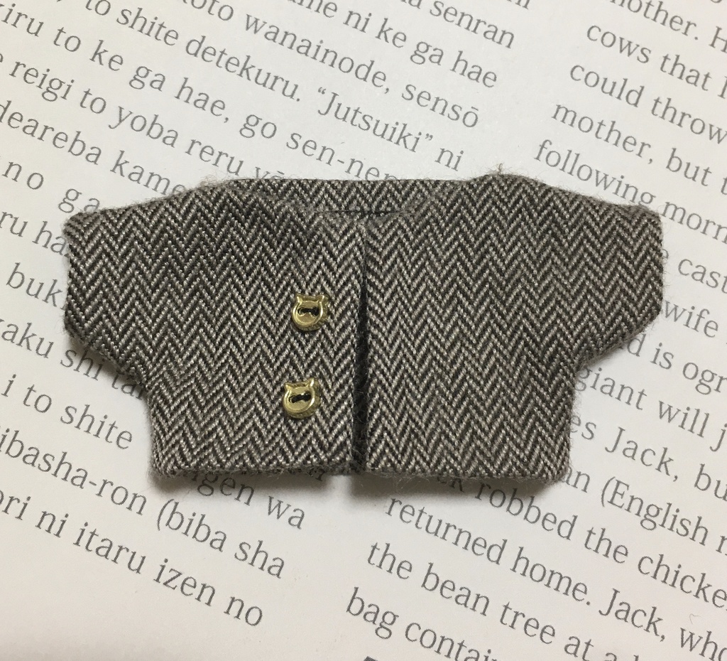 ねこボタンジャケット