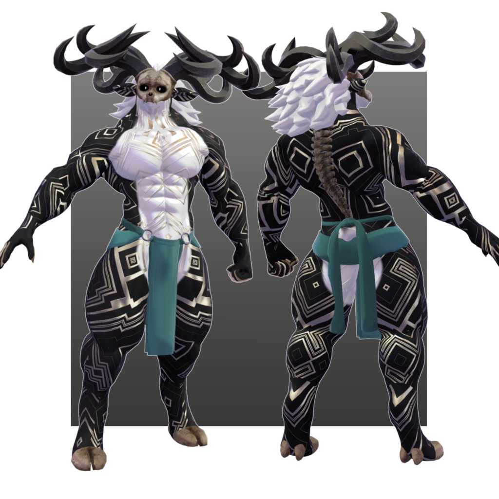 インクトゥトゥム/Inktutum/ VRChat Avatar 3D Model