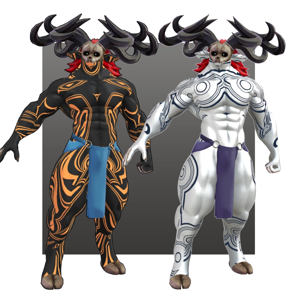 インクトゥトゥム/Inktutum/ VRChat Avatar 3D Model