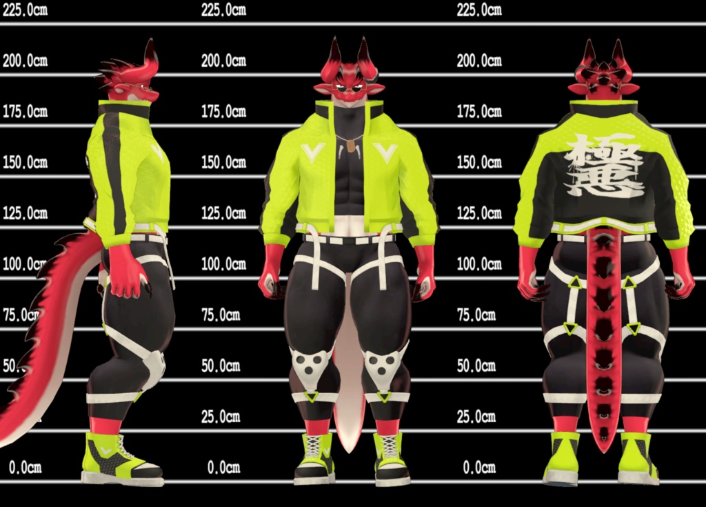 弐角さん/NIKAKU/ VRChat Avatar 3D Model