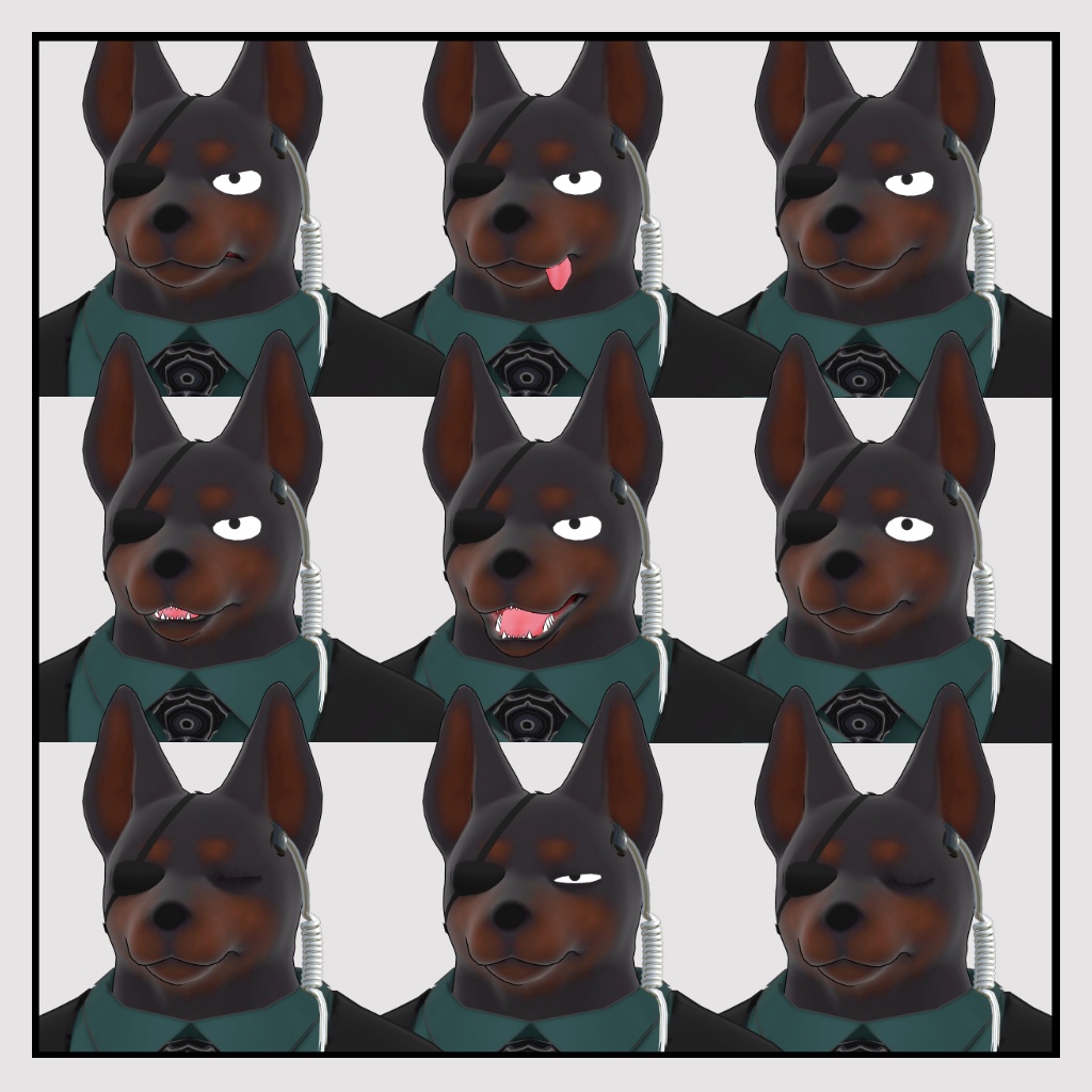 ロイさん(仕事中)/ROY(at work) / VRChat Avatar 3D Model