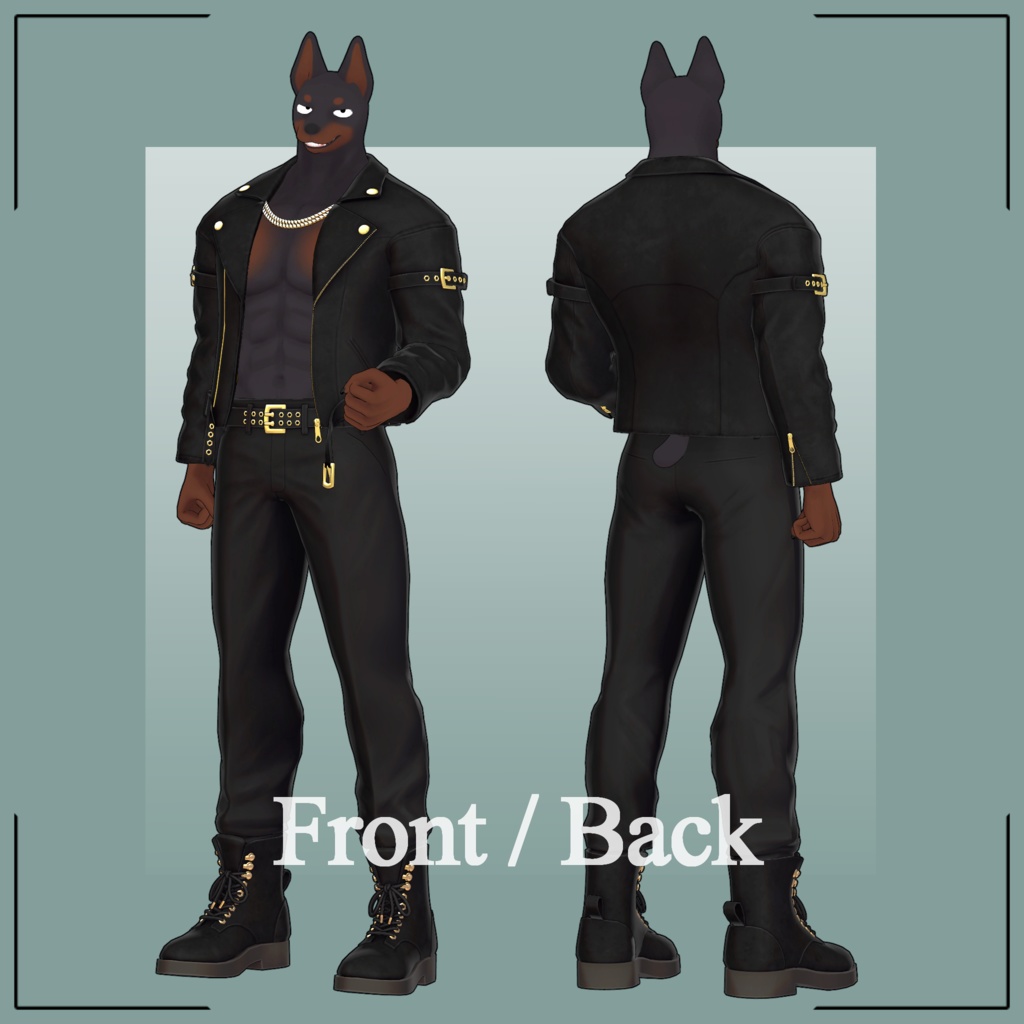 ロイさん(若かりし頃) / Roy(Yonger days) / VRChat Avatar 3D Model