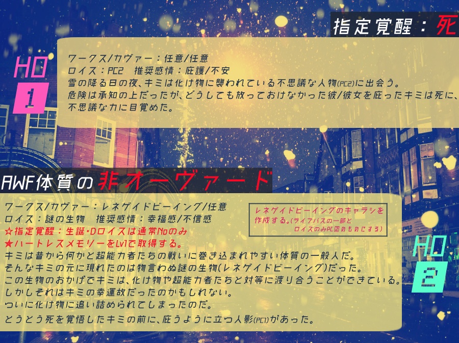 DX3rdシナリオ『Linkage Night』