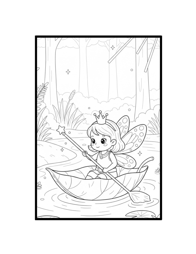 女の子の妖精塗り絵2 7-10歳向け