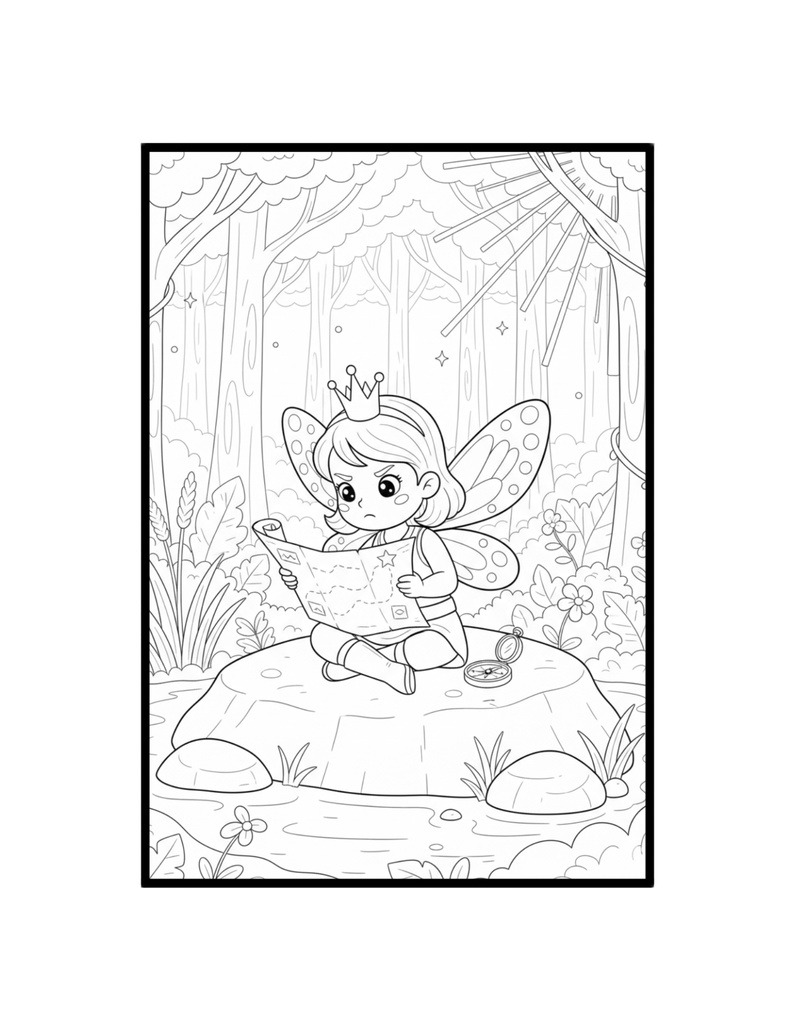 女の子の妖精塗り絵2 7-10歳向け