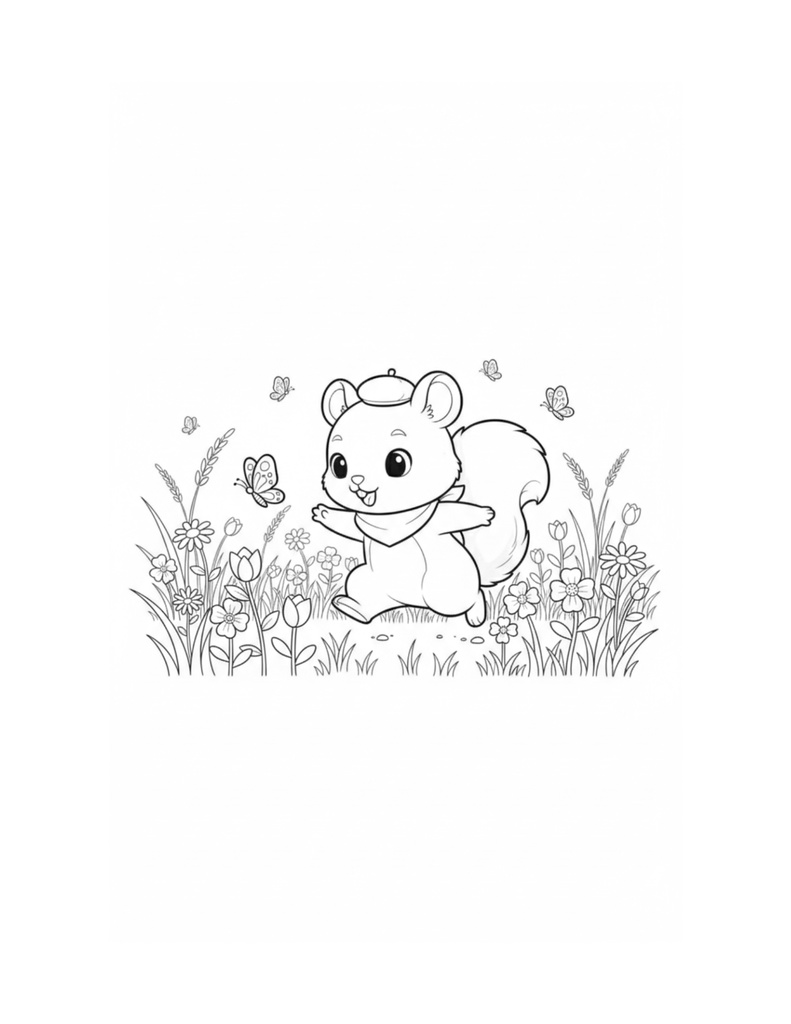 Little Forest Friends ちいさな森のともだち やさしい森のどうぶつ塗り絵(4〜8歳向け)