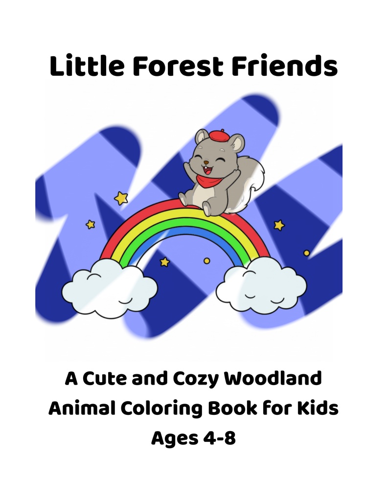 Little Forest Friends ちいさな森のともだち やさしい森のどうぶつ塗り絵（4〜8歳向け）