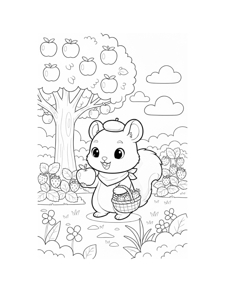 Little Forest Friends ちいさな森のともだち やさしい森のどうぶつ塗り絵(4〜8歳向け)