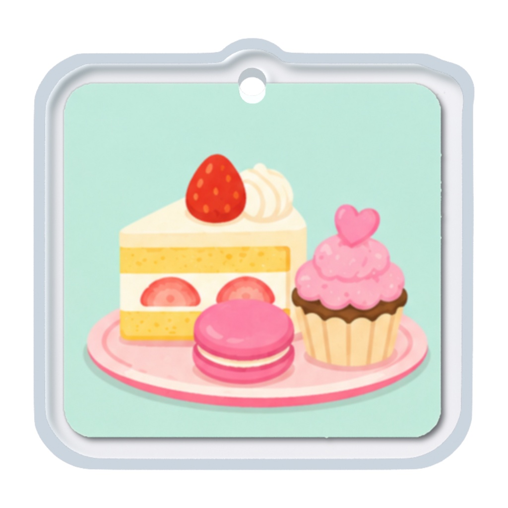 めじるしチャームケーキ