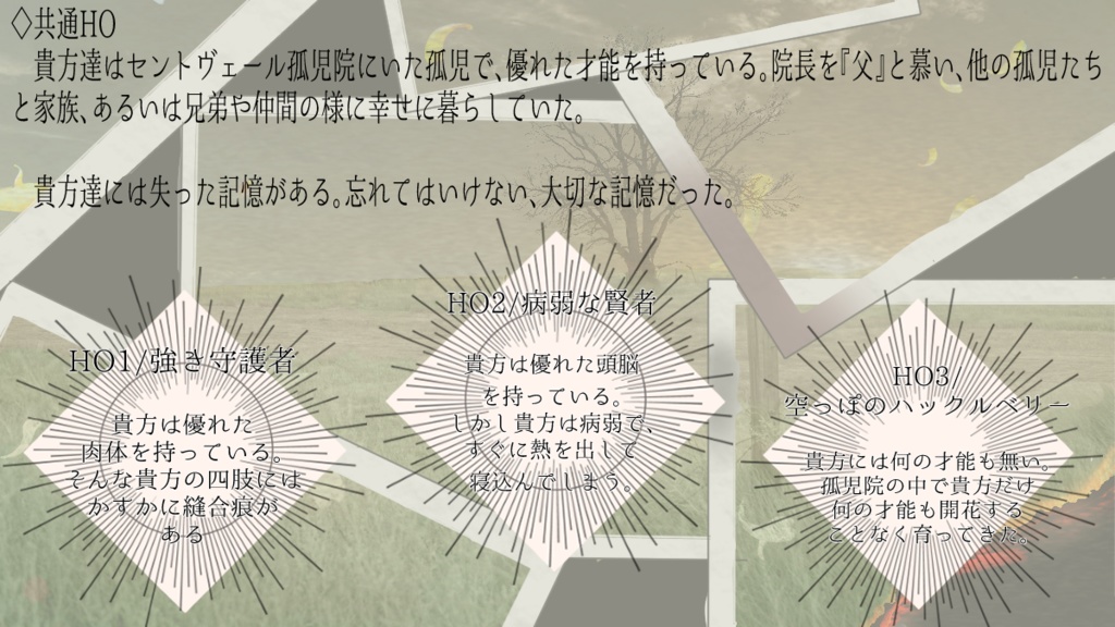 【CoC6】セントヴェールの子どもたち