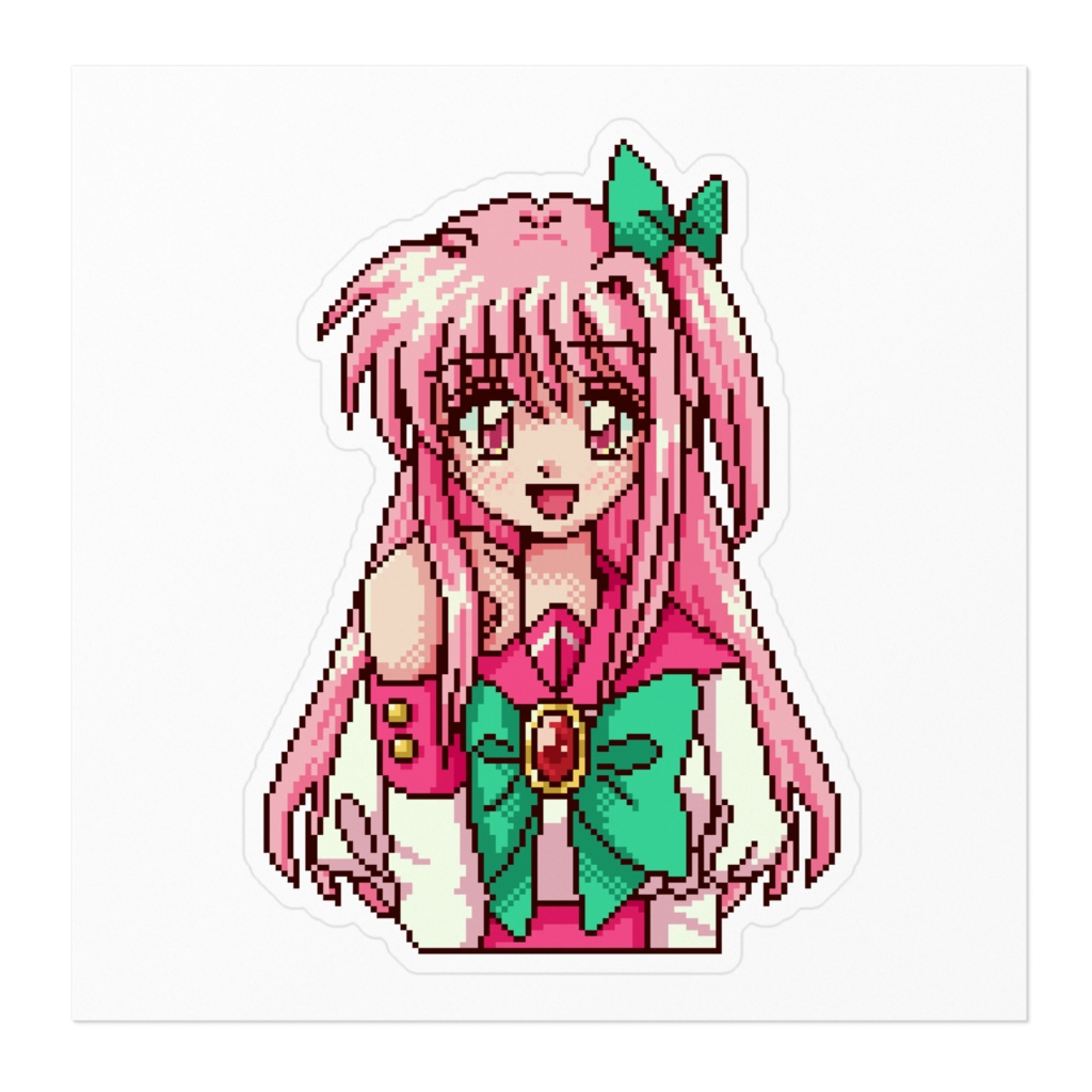 バーチャル女の子ステッカー