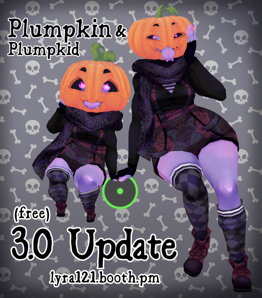 Plumpkin & Plumpkid VRChat Avatar (3.0 UPDATE!)