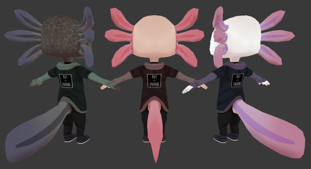 Axolotl VRchat Model + Quest Update