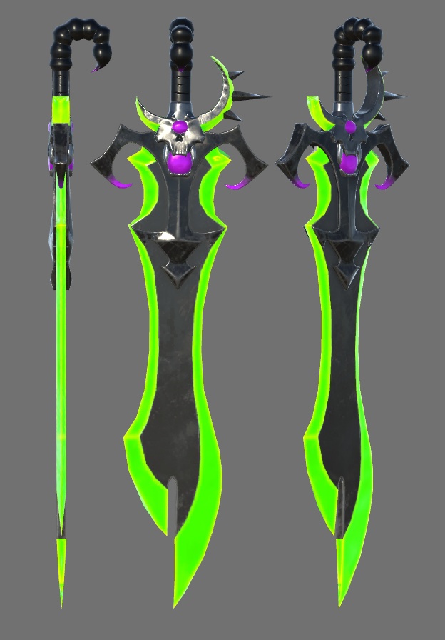 Flaming Raging Poisoning Sword of Doom