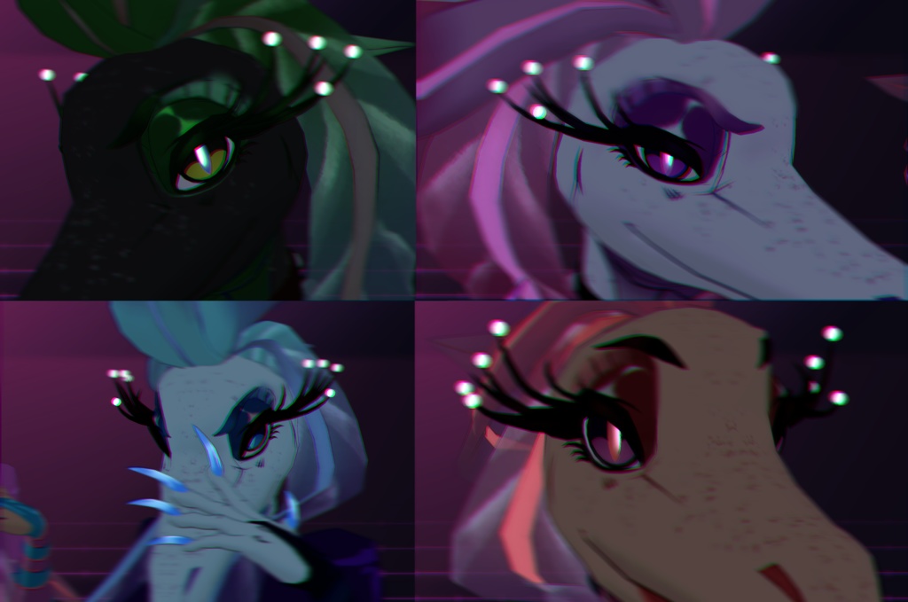 Galaxilotl VRChat Model + Base (3.0 FREE UPDATE)