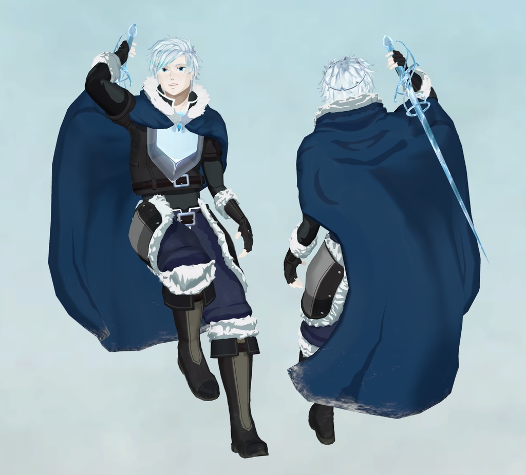 Frost Prince VRChat Avatar