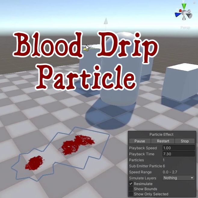 Blood Drip VRChat Particle (VRCFury Update!)