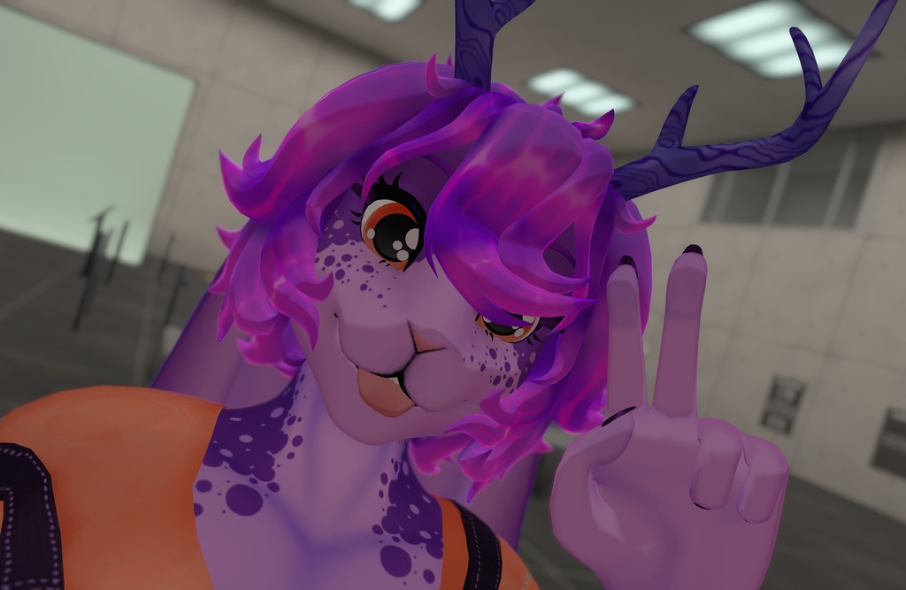 Jackalope Bunny VRChat Model