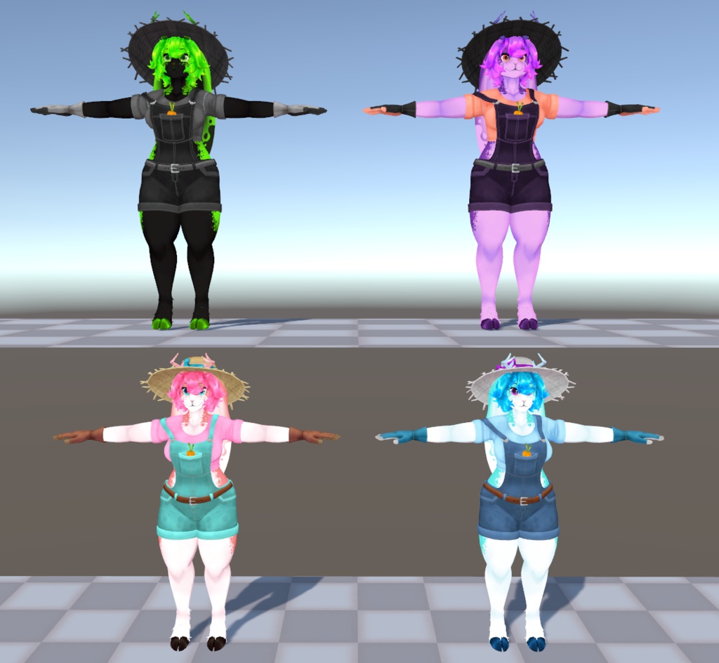 Jackalope Bunny VRChat Model