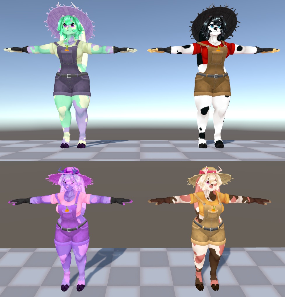 Jackalope Bunny VRChat Model