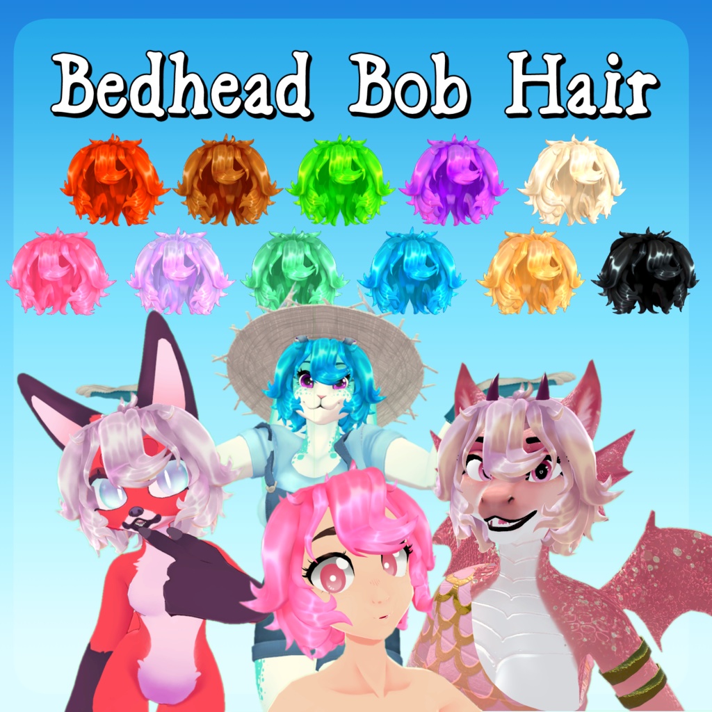 Bedhead Bob VRC Hair